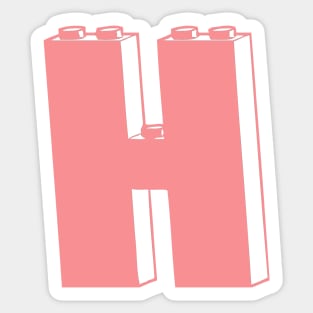 THE LETTER H Sticker